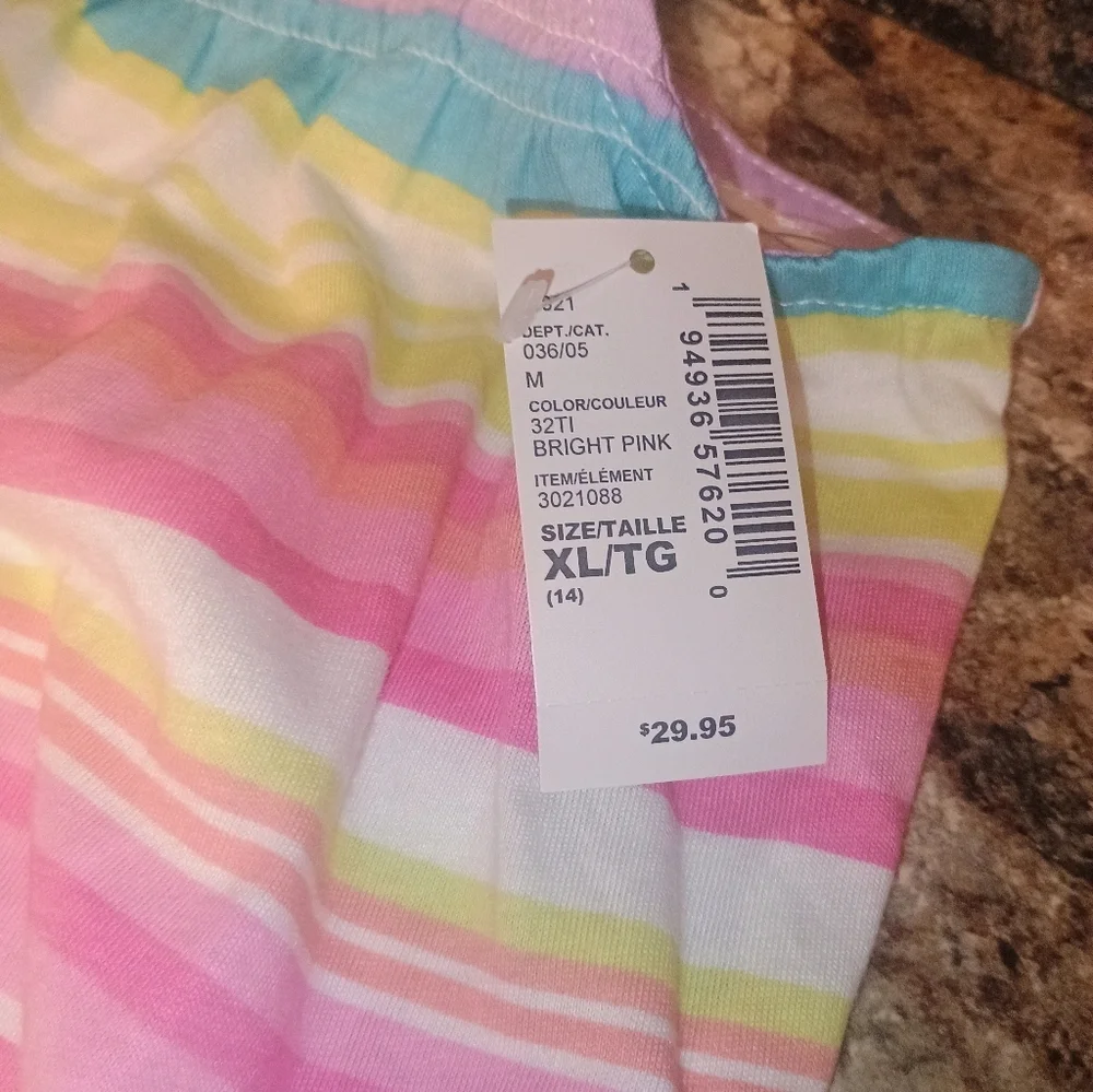 The Children's Place Pastel Striped Tank Top